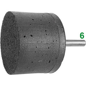 7879GA - ABRASIVE GRINDING WHEELS WITH SOFT RUBBER SUPPORT - Prod. SCU
